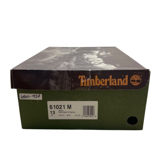 Timberland Mens Brown Leather Montgomery PTO Lace-Up Shoes Size 13M - New - Picture 11 of 11